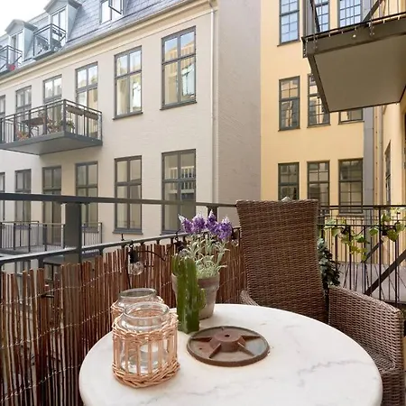 Nordic Style Location Balcon شقة كوبنهاجن