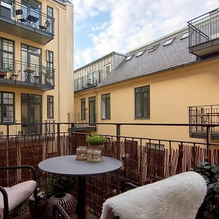 Nordic Style Location Balcon شقة كوبنهاجن